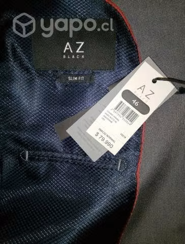 ¡Ambo Recto "AZ BLACK" Nuevo