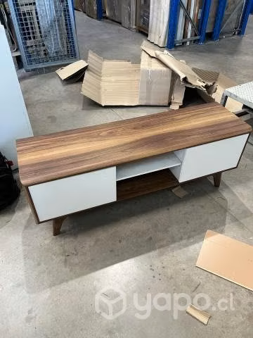 Rack prime blanco y madera poco usado