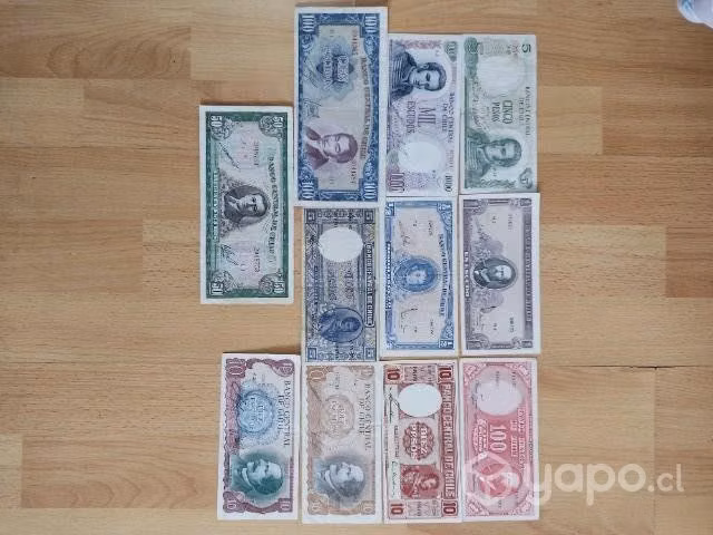 Billetes chilenostodos fuera de circulacion - Imagen 2