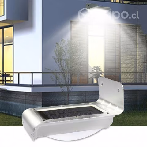 Aplique led solar exterior (contra el agua)