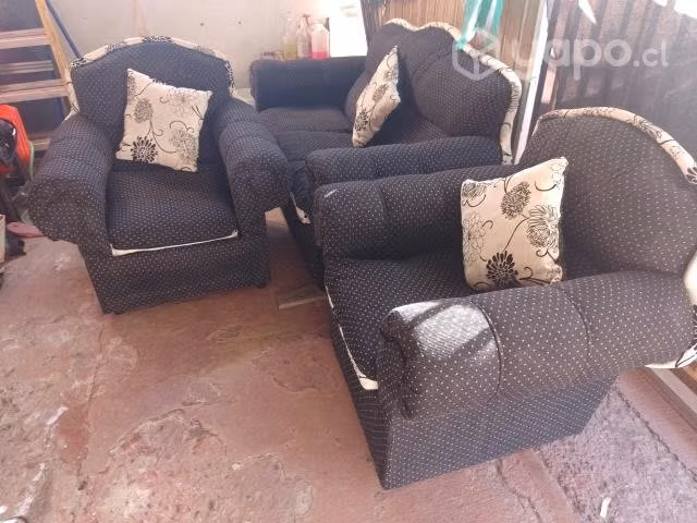 Sillones para living 3 partes