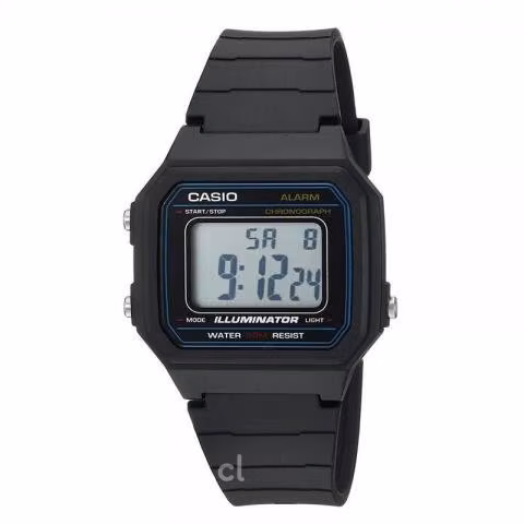 Reloj casio w217h-1a digital nuevos