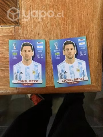 Láminas de Messi