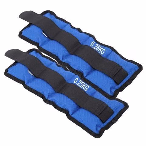 Pesas Deportivas Para Tobillos y Muñeca 0,5KG Azul