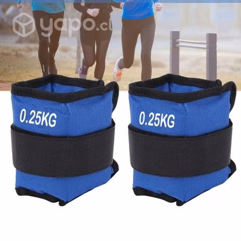 Pesas Deportivas Para Tobillos y Muñeca 0,5KG Azul