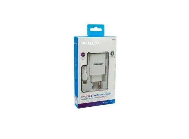Carg. de pared 2.1 a doble usb c/cable tipo c r210 - Imagen 3