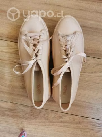 Zapatillas melissa con plataforma rosado - Imagen 2
