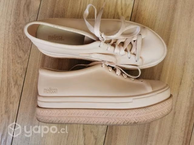 Zapatillas melissa con plataforma rosado - Imagen 3