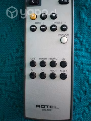 Rotel control rr-ax91( amplificador - cd player )