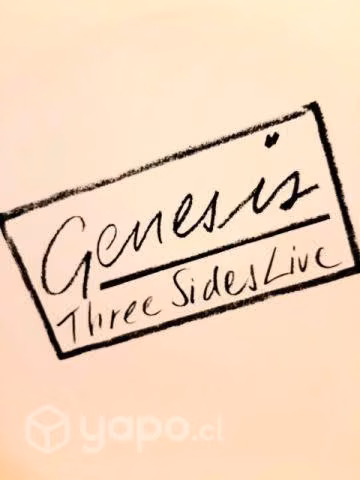 Vinilo Genesis Three Side Live