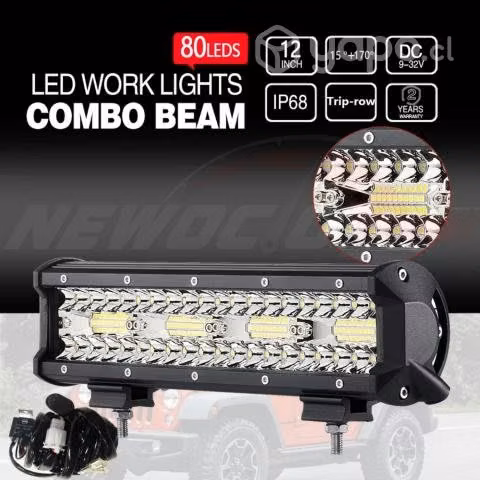 Barra Foco Neblinero Antiniebla 80 Led 240w 12/24v