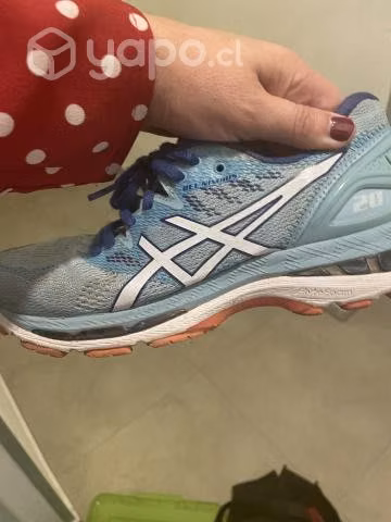 Zapatillas asics azules 36.5 / 37 - Imagen 2