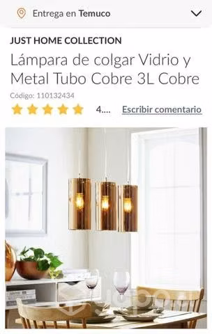 Lámpara comedor - Imagen 2