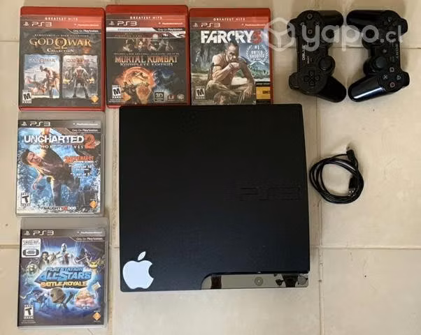 Play Station 3 , 5 juegos y accesorios