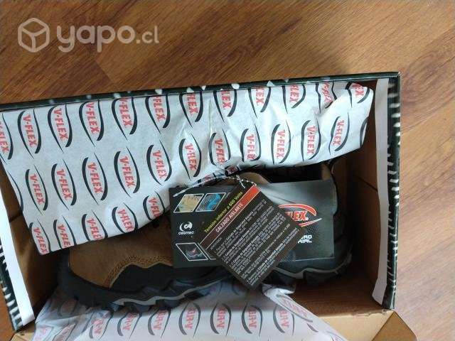 Zapato VFLEX V11 Nobuck Gris/Negro