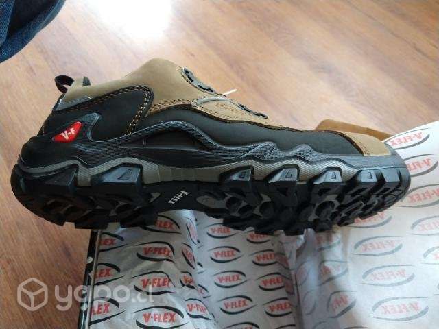 Zapato VFLEX V11 Nobuck Gris/Negro