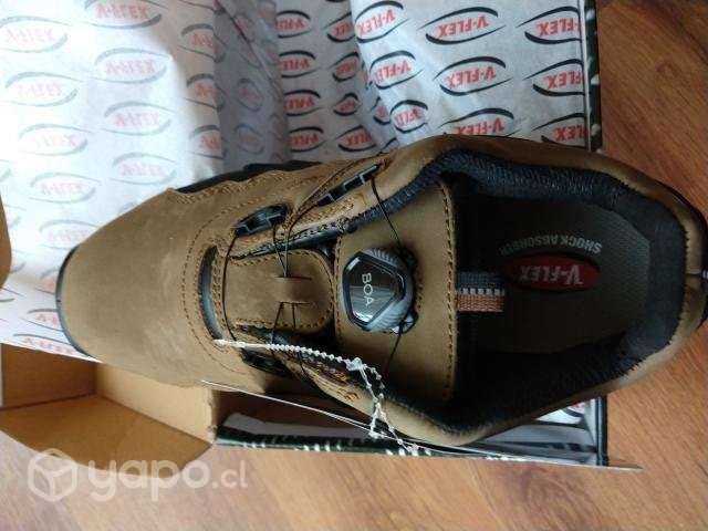 Zapato VFLEX V11 Nobuck Gris/Negro