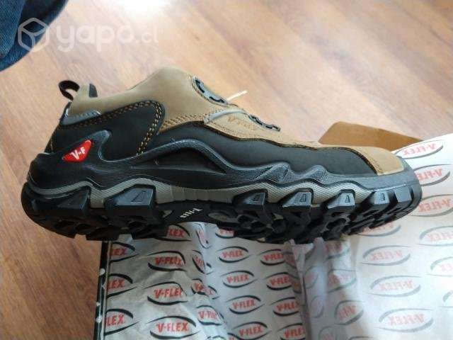 Zapato VFLEX V11 Nobuck Gris/Negro