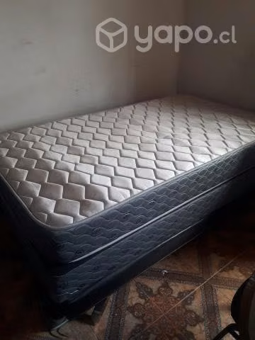 Cama base más colchon
