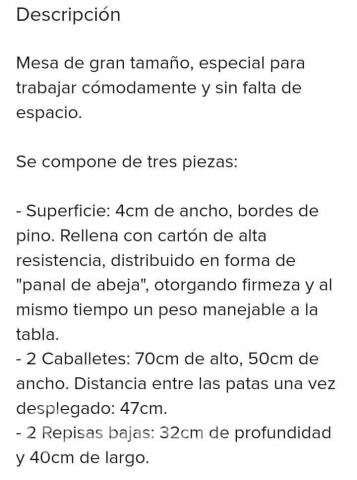 Hermosa mesa de madera - Imagen 2