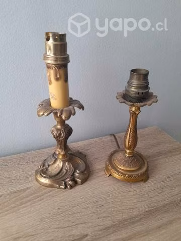 Pie de lampara bronse