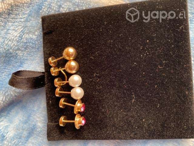 Preciosos aros de oro de 18 kilates - Imagen 2