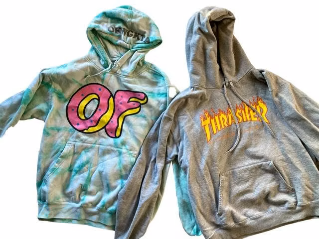 Polerones originales Thrasher y OF usados