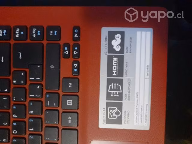 Notebok acer aspire