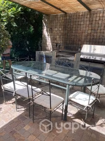 Comedor de terraza fierro - ESPECTACULAR