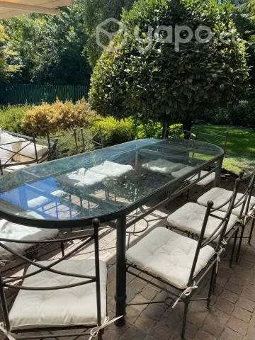 Comedor de terraza fierro - ESPECTACULAR