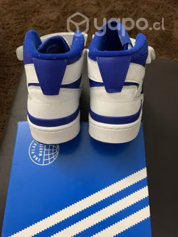 Forum mid Cloud White / Royal Blue