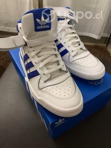 Forum mid Cloud White / Royal Blue
