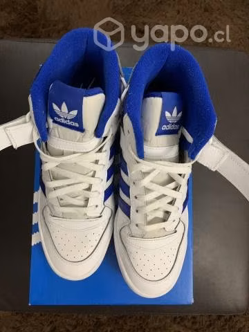 Forum mid Cloud White / Royal Blue