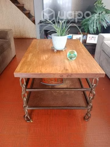Mesa de centro rústica