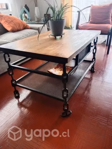 Mesa de centro rústica