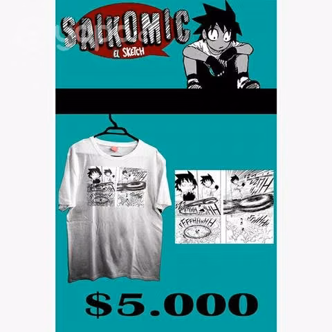 Poleras estampadas anime
