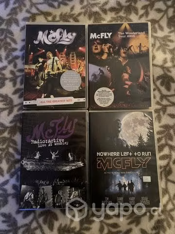 MCFLY DVD como nuevos