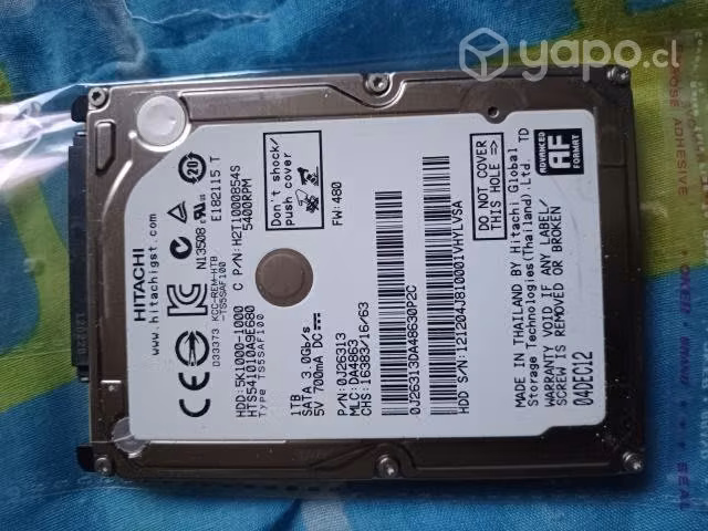 Disco Duro 1TB Hitachi
