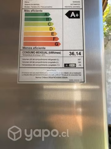 Refrigerador con uso