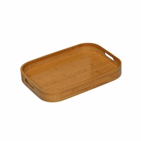 Set de 3 bandejas de madera bambú - Imagen 3