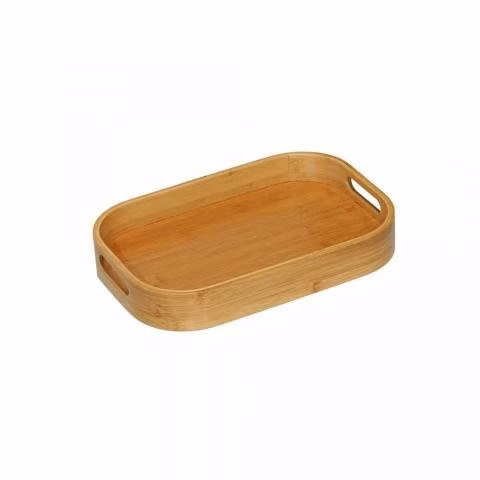 Set de 3 bandejas de madera bambú - Imagen 4
