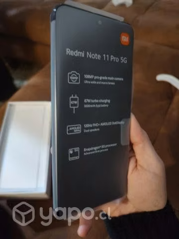 Vendo celular Xiaomi Redmi note 11 Pro 5G - Imagen 3