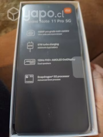Vendo celular Xiaomi Redmi note 11 Pro 5G - Imagen 4