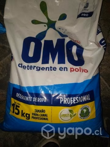 Detergentes 15 kilos , oferta Omo y Rinso