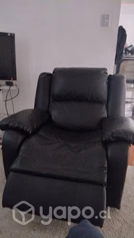 Berger reclinable león negro m+desig