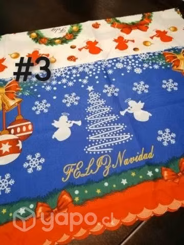 Mantel NAVIDEÑOS de tela