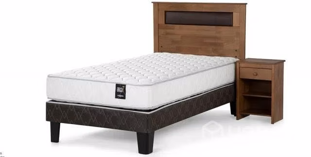 Cama europea ERGO T 1.5 plazas + Muebles