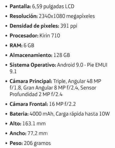 Huawei Y9s buen estado