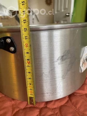 Olla Aluminio 27 cm diametro, 12,5 cm profundidad