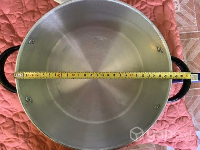 Olla Aluminio 27 cm diametro, 12,5 cm profundidad - Imagen 3